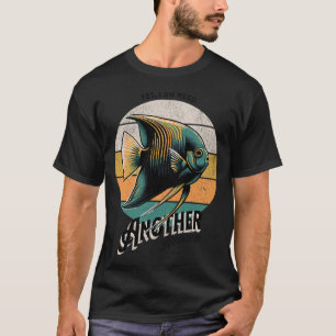 Camisa de Peixe Aquário Anjo Design Retro, Vintage
