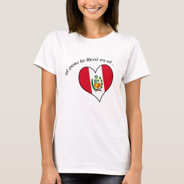 Camisa de Peru das mulheres (Frente)