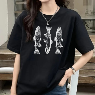 Camisa de pesca, Camisa de amantes de pesca, Tea d