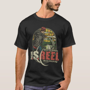 Camisa de Pesca da Bandeira Americana Presente de