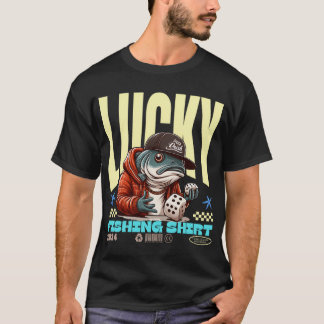 Camisa de pesca da sorte