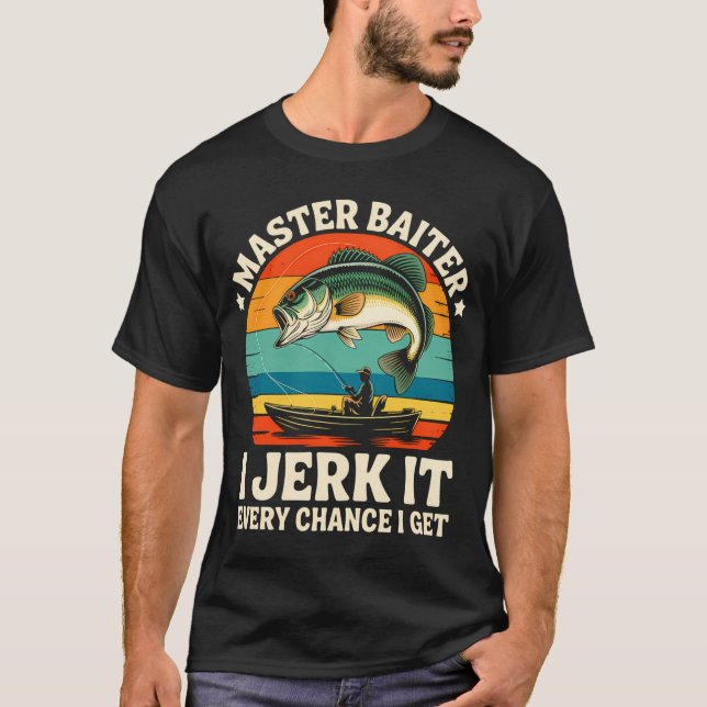Camisa de Pesca de Caiaque Master-Baiter Pai Avô B (Frente)