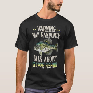 Camisa de Pesca de Crappie Camisa de Peixe de Água