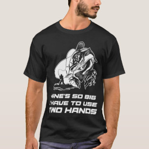 Camisa de pesca de papai engraçado - Minas grandes