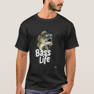 Camisa de Pesca de Robalo Pequeno Bass Life