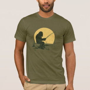 Camisa De Pesca De Sasquatch - Pé Grande Do Sul