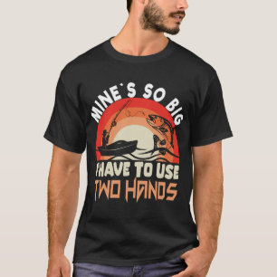 Camisa de pesca do papai engraçado - A minha é gra