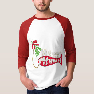 Camisa De Pesca Engraçada De Natal - Pesca De Feli