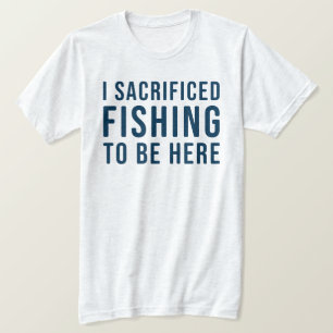 Camisa de pesca engraçada para homens e mulheres