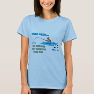Camisa de Pesca Engraçada Pescar peixe humor é mai