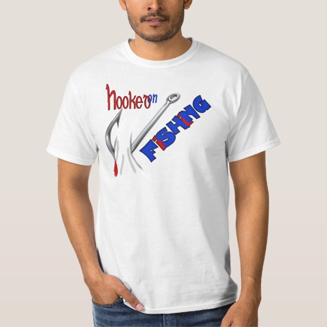Camisa De Pesca Engraçada - Viciada Na Pesca (Frente)
