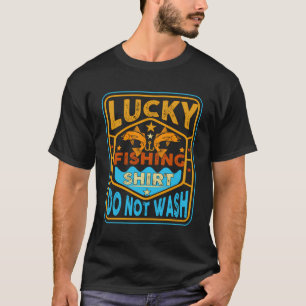 Camisa De Pesca Sortuda Não Lava Vintage Pesca Fi