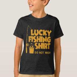 Camisa De Pesca Sortuda Não Lavar