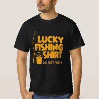 Camisa De Pesca Sortuda Não Lavar