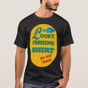 Camisa de Pesca Sortuda Não Lavar