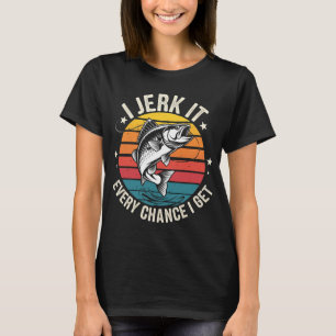 Camisa de Pesca Sortuda Vintage Retro Não Lavar_ D