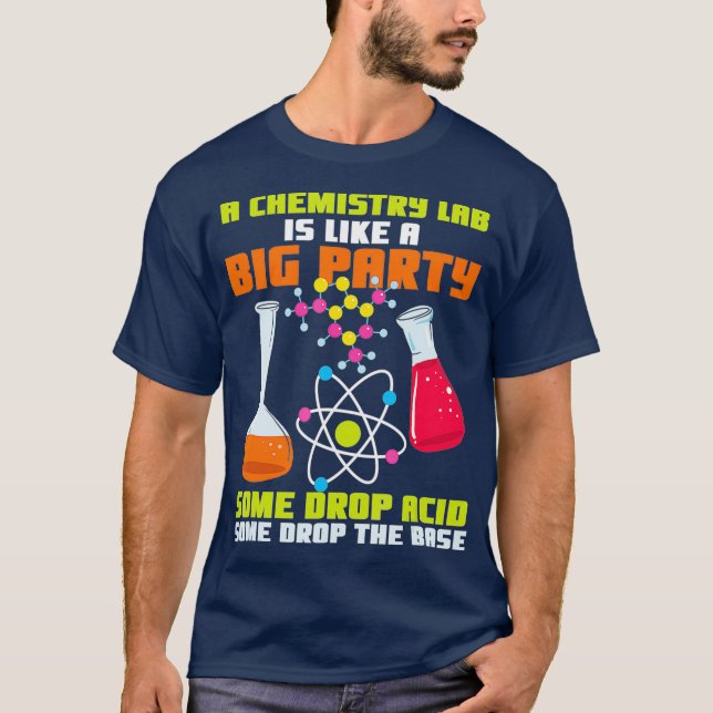 Camisa de piadas de química para operários de labo (Frente)