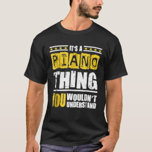 Camisa De Piano Pianista Com Dizendo