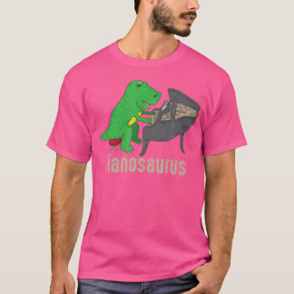 Camisa de Piano Pianosaurus Dinossauro Percussão M