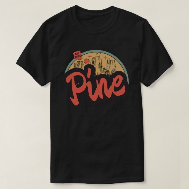 Camisa de Pine, Arizona (Frente do Design)
