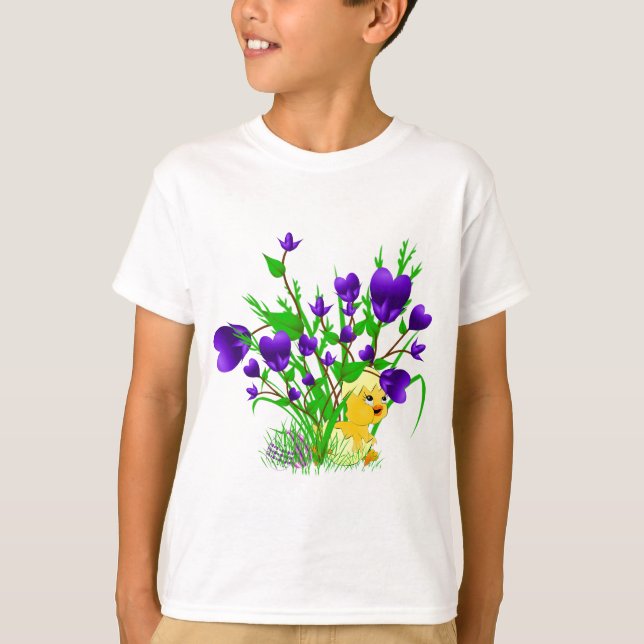 Camisa de Pintinho do Coração Bloqueante (Frente)