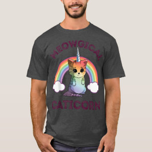 Camisa de Pipoca-do-Catica Gato-do-Unicórnio Rapar