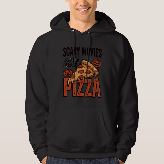 Camisa de Pizza de Terror para Fãs de Noite de Fil (Frente)