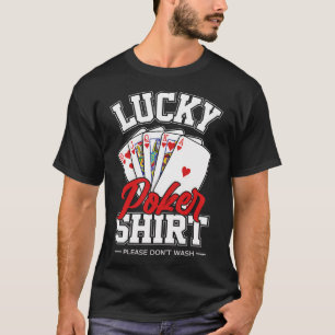 Camisa de Poker Sortudo, Carta de Jogador de Poker
