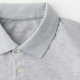 Camisa de Polo de Usher Masculina (Detail-Neck (in White))