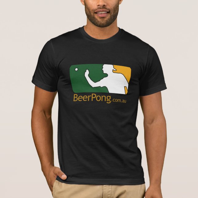 Camisa de Pong Austrália da cerveja (Frente)