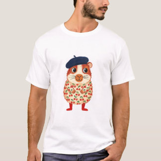 Camisa de Porquinho-da-Índia com Boina - Camisa de