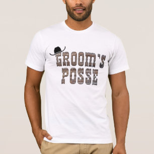 Camisa de Posse do Cowboy Groom