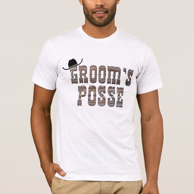 Camisa de Posse do Cowboy Groom (Frente)