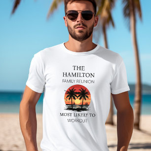Camisa de praia de Reunião Familiar
