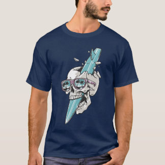 Camisa de Praia de Verão de Surfe Extremo com Cave