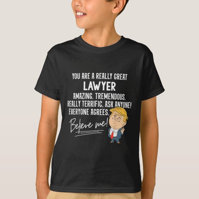 Camisa de Presente de Advogado Realmente Ótimo Tru (Frente)