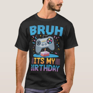 Camisa de Presente de Aniversário de Festa de Jogo