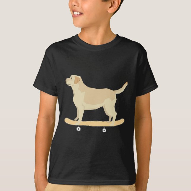 Camisa de Presente de Cachorro Lab de Skate Divert (Frente)