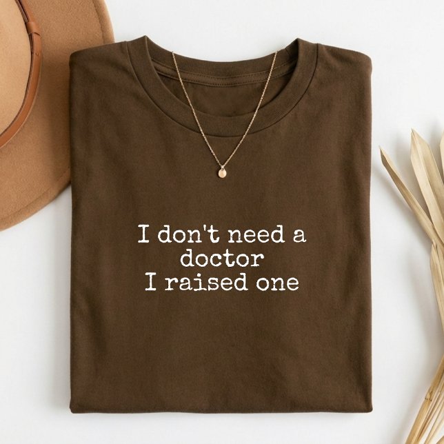 Camisa de Presente de Formatura de Médico para Pai (Doctor Graduation Gift Shirt for Parents, Mother’s Day Doctor Mom Shirt, Father’s Day Doctor Dad Tee)