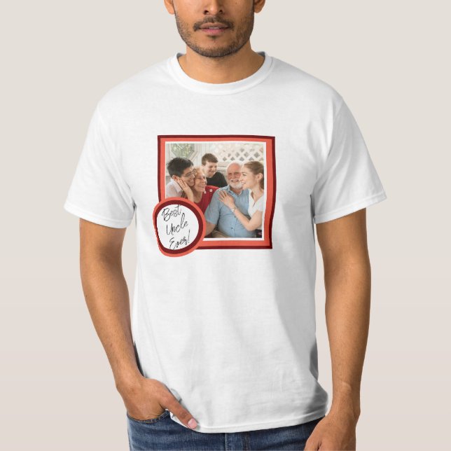 Camisa de Presente de Foto Personalizada Melhor Ti (Frente)