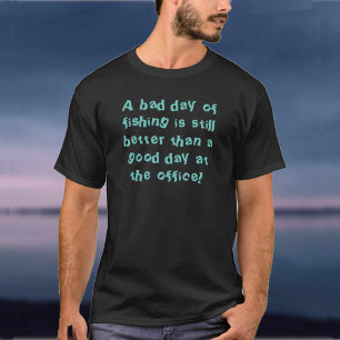Camisa de Presente de Pescador com Citação de Pesc