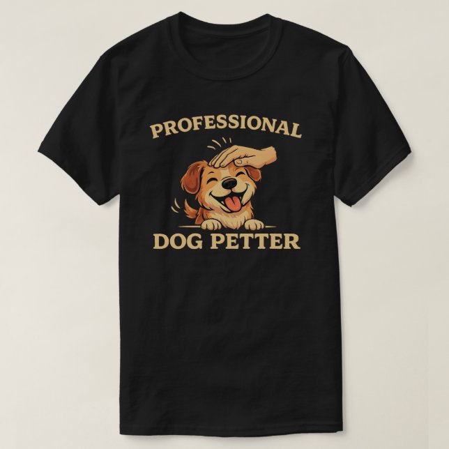 Camisa de Presente para Amante de Cachorro Engraça (Frente do Design)