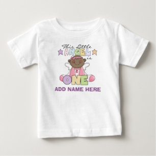 Camisa de primeiro aniversario da Angel Girl perso