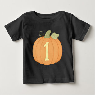 Camisa de primeiro aniversario de abóbora   Queda 