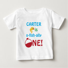 Camisa de Primeiro Aniversário de Menino 