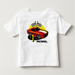 Camisa de primeiro aniversario do Carro Race