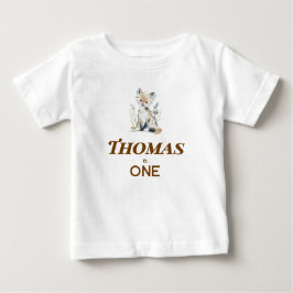 Camisa de Primeiro Aniversário Floresta