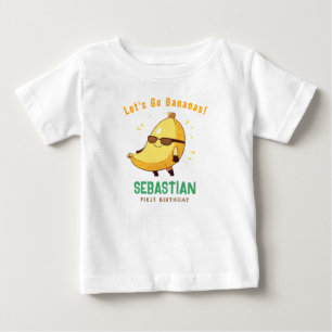 Camisa de Primeiro Aniversário Vamos Ficar Loucos 