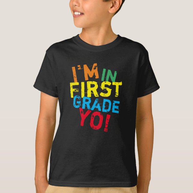 Camisa De Primeiro Grau Yo! Escola primária (Frente)