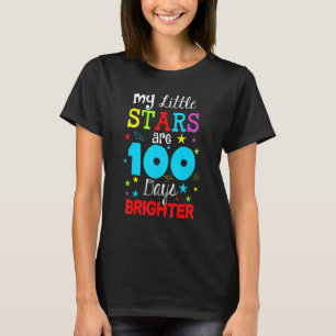 Camisa De Professor 100 Dias De Escola Estrelas Ma